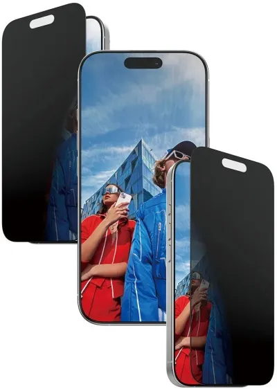 PanzerGlass iPhone 17/16 Pro öryggisgler með skjásíu og EasyAligner