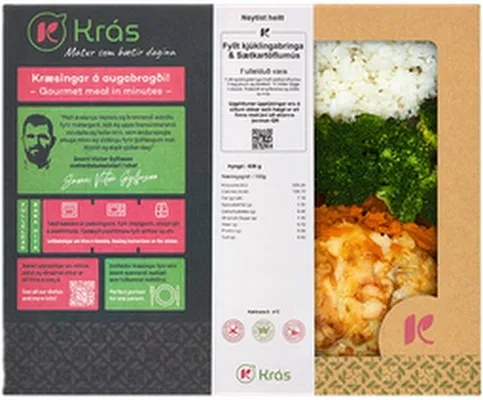 Krás kjúklingur og sætar kartöflur