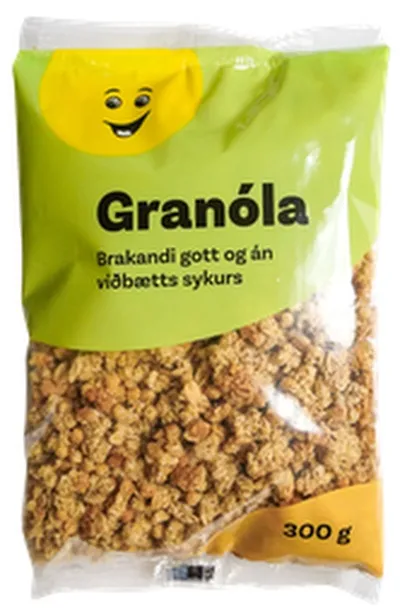 Krónu granóla án viðbætts sykurs