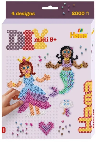 HAMA - Perlur 2000 stk prinsessur