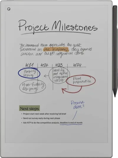 reMarkable Paper Pro spjaldtölva með penna