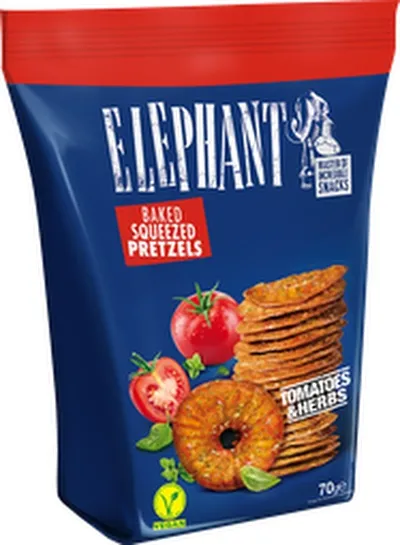 Elephant pretzels tomato & herbs