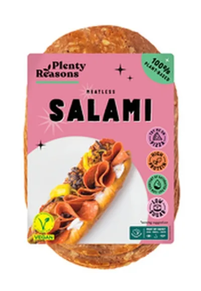 Plenty Reasons vegan álegg salami