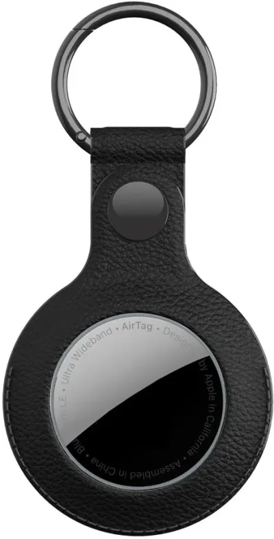 aGood Airtag Soft-Cover lyklakippa - Svört