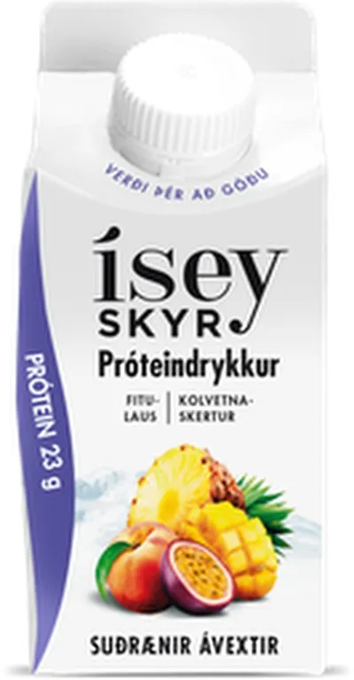 Ísey skyr próteindrykkur suðrænir ávextir