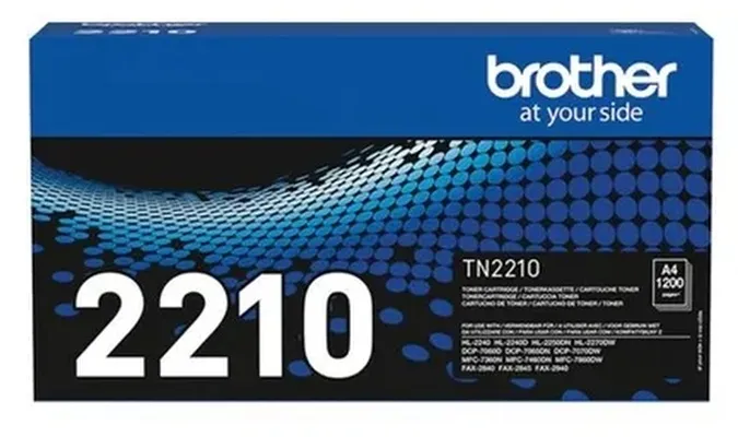 Brother TN-2210 dufthylki - Svart 