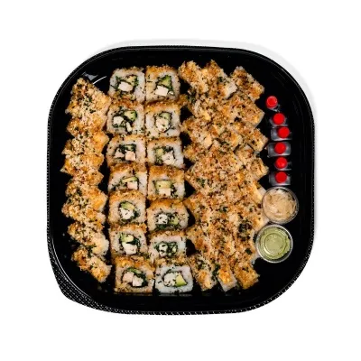 VEISLURÉTTIR - Sushi kjúklingveisla, 48 bitar