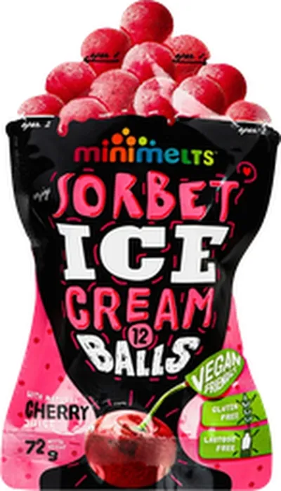 MiniMelts cherry sorbet