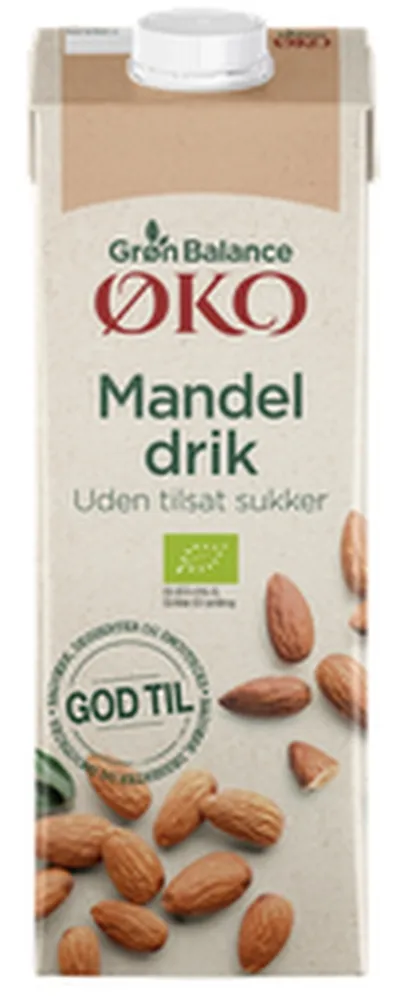 Grön Balance möndlumjólk ósæt