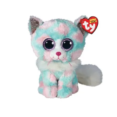TY - Beanie Buddy, Opal Cat 24cm