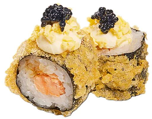 Tokyo Sushi 43 Lax tempura hosomaki