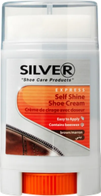 Silver skóáburður brúnn