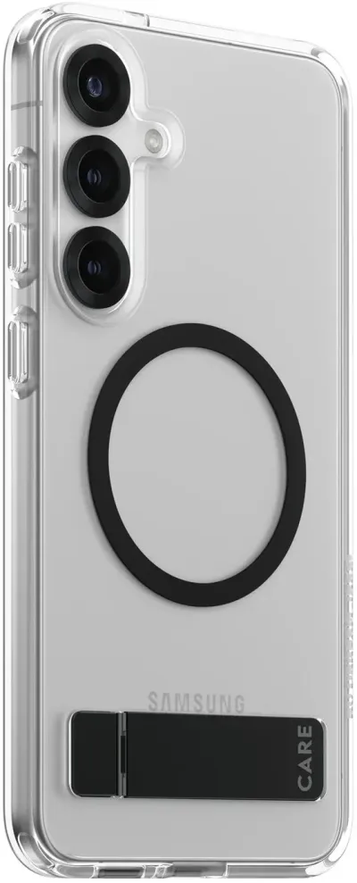 PanzerGlass Care Samsung S25+ símahulstur með standi - Glært