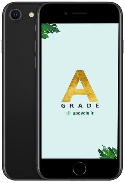 Uppgerður iPhone SE 2020 64GB - Svartur (A einkunn)