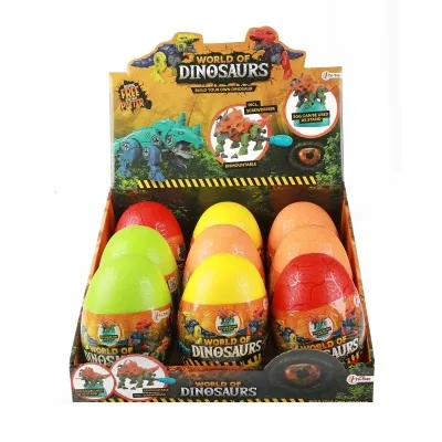 WORLD OF DINOSAURS - Risaeðluegg með risaeðlu til að setja saman