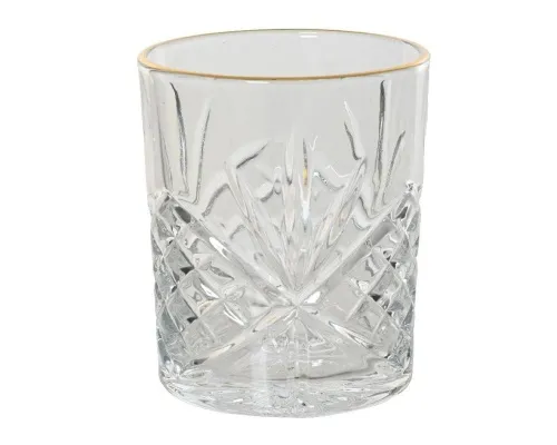 DECORIS - Glerglasmeð gullrönd