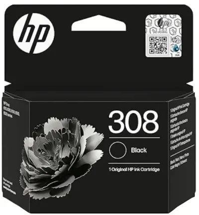 HP 308 blekhylki - Svart