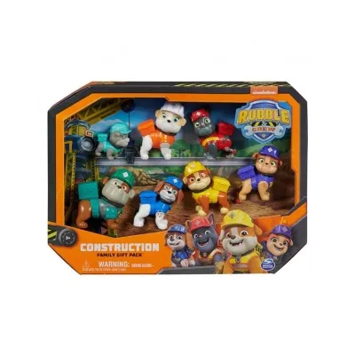 PAW PATROL - Rubble and Crew 7 Figures Pack