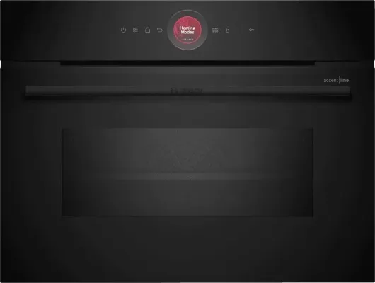 Bosch Series 8 vegg- og örbylgjuofn - Svartur