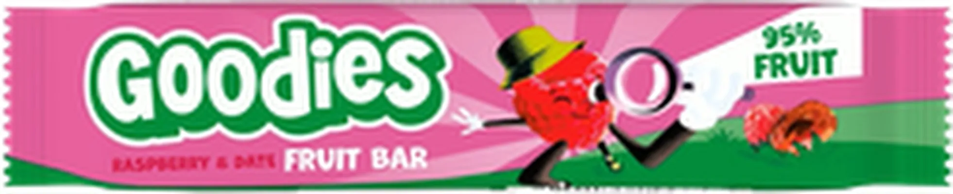 Goodies ávaxtastykki hindber & döðlur