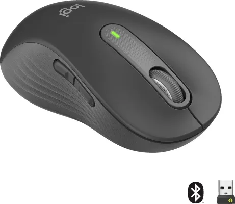 Logitech M650 L örvhent þráðlaus mús - Grá