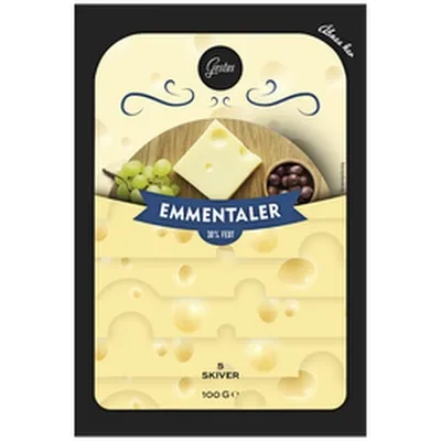 Gestus emmentaler í sneiðum