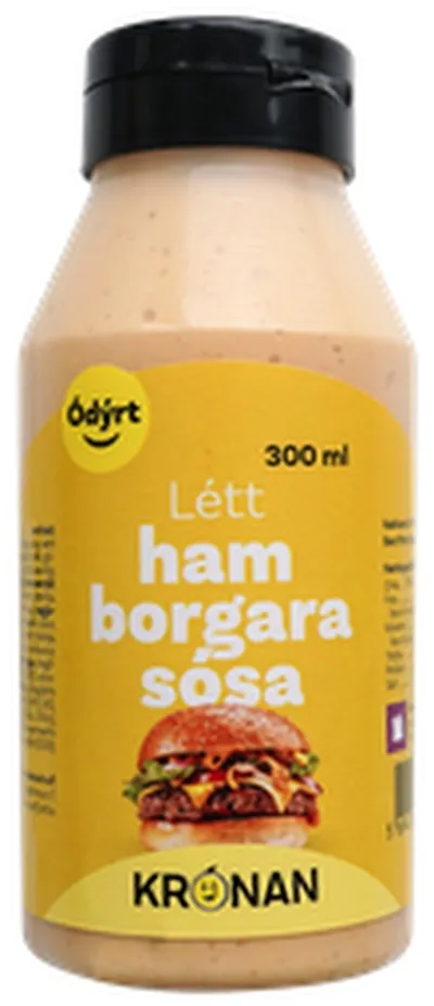 Ódýrt  létt hamborgarasósa