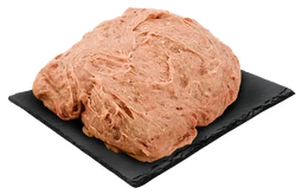 Kjötborð kjötfars saltað