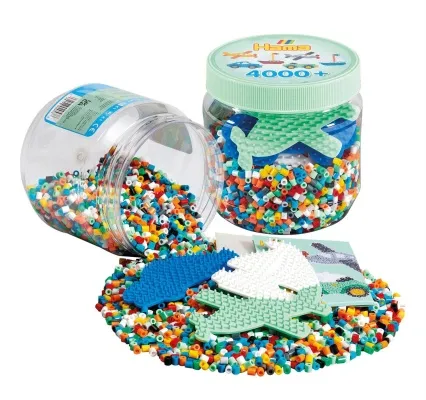HAMA - Perlur 4000 stk box grænt