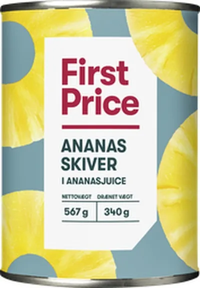 First Price ananas í sneiðum
