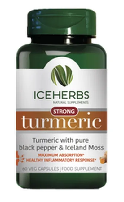 ICEHERBS turmeric strong 60 veg capsules