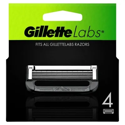 GILLETTE - Labs Exfoliating Blöð 4 pk