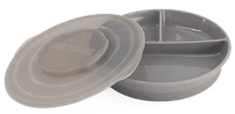 Twistshake diskur hólfaður grár 6m+