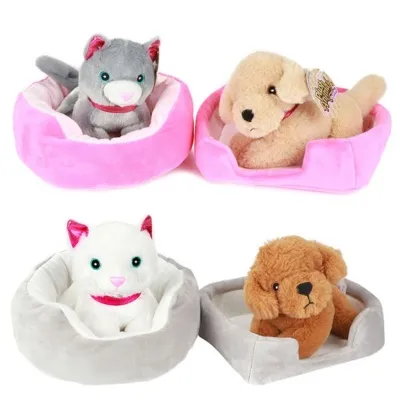 TOI TOYS - Gæludýrabangsi í bæli