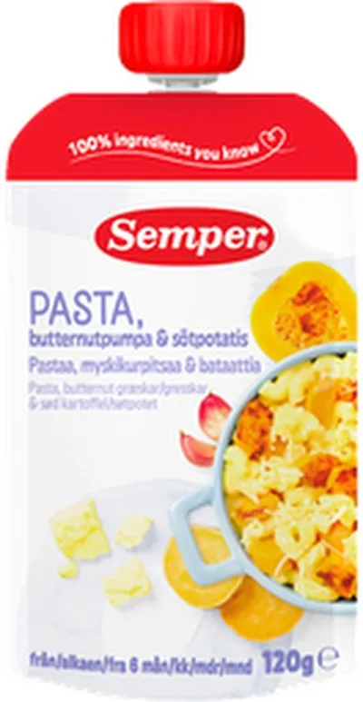 Semper skvísa pasta & sætar kartöflur