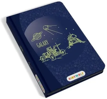 Kidywolf Kidydraw teiknibretti - Geimurinn