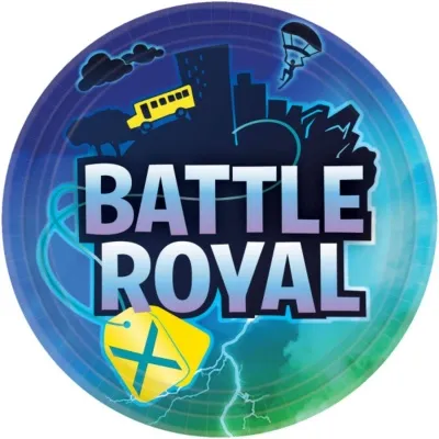 AMSCAN - Matardiskar, Fortnite, 8 stk