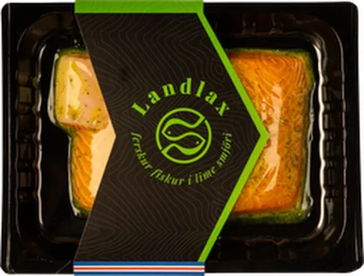 Landlax lax í limesmjöri