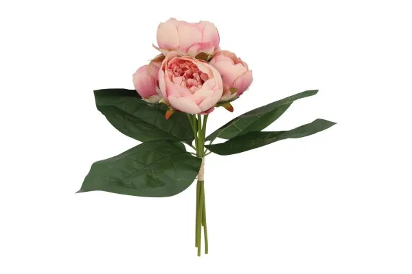 COUNTRYFIELD - Silkiblóm Peony búnt