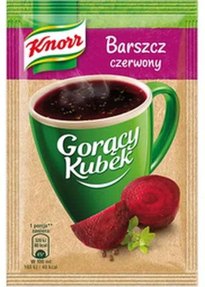 Knorr bollasúpa rautt borsch