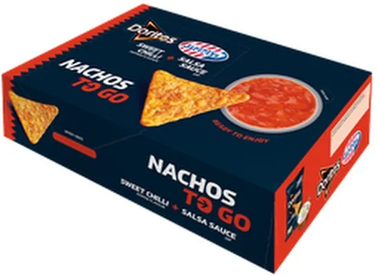 Jimmy's doritos nachos to go salsa