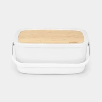 BRABANTIA BRAUÐKASSI M/BRETTI LJÓSGRÁR