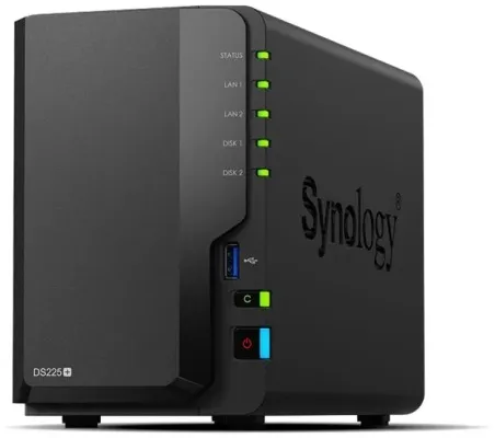 Synology DS225+ NAS geymslulausn