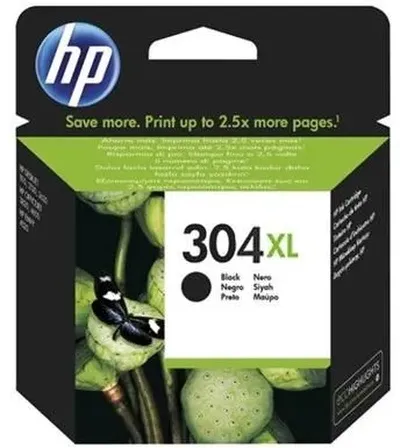 HP 304XL blekhylki - Svart 
