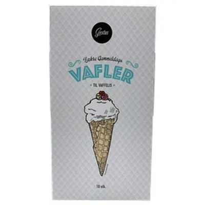 Gestus vöffluform fyrir ís