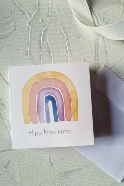 Tækifæriskort - Hipp hipp húrra / 10