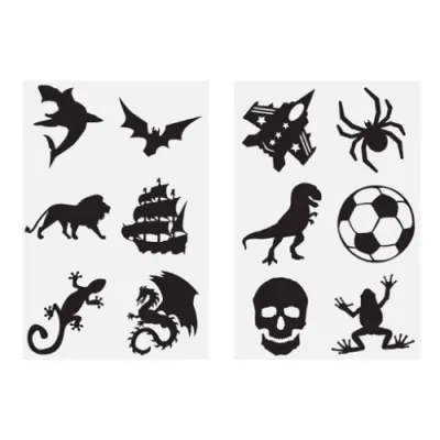 Tattoo mini 2 spjöld – Svört