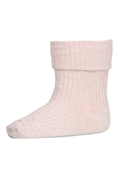 Ungbarnasokkar með glimmerþræði - Glitter - 19-21