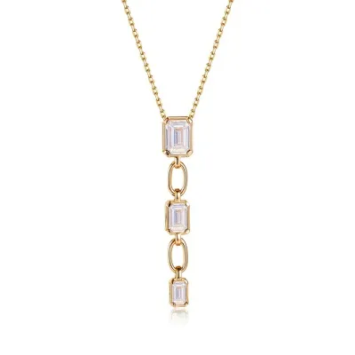 Vera Design - CRYSTAL - Hálsmen gyllt