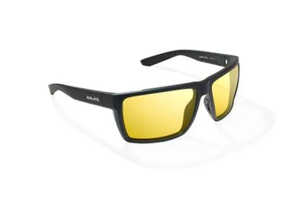 Bajio Stiltsville Black Matte Yellow Mirror Glass